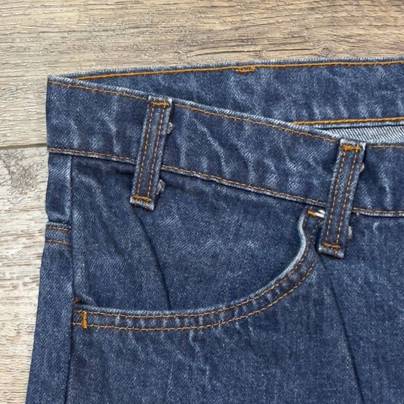 Vintage 70s/80s Levi's Orange Tab Blue Flare Jeans - Men's Size 40 x 34 - Picture 2 of 12